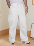 Men Wide Leg Trouser Pant