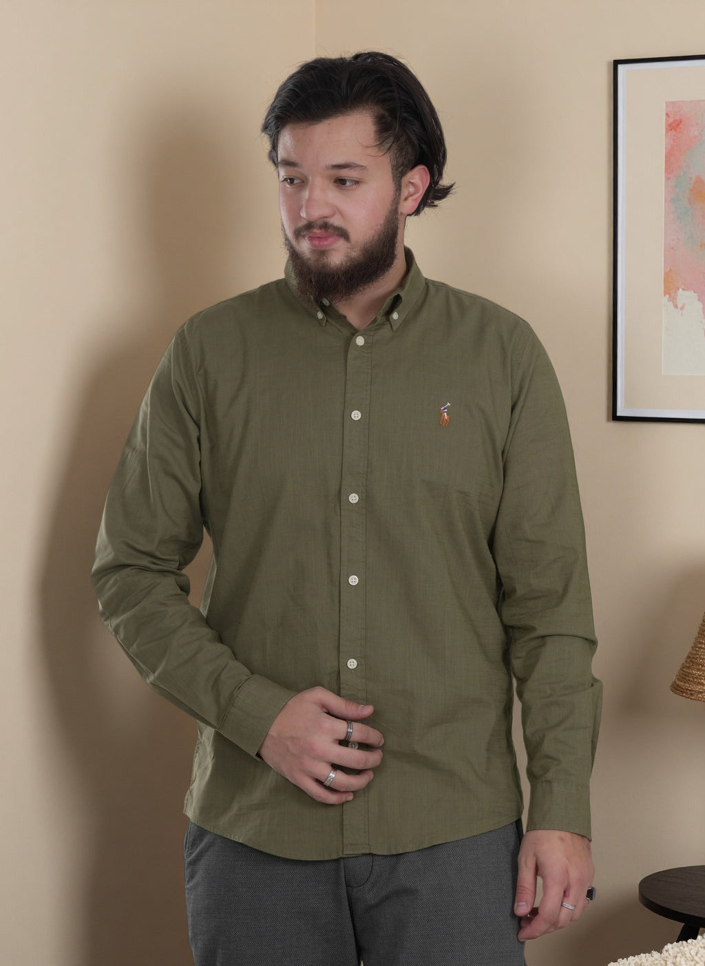Men Long Sleeve Shirt