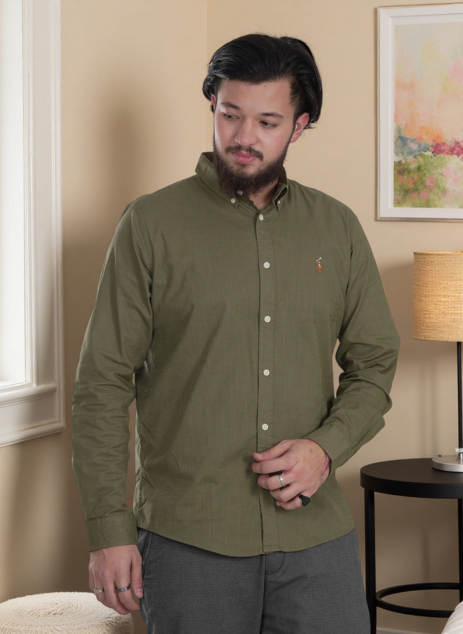 Men Long Sleeve Shirt Main image
