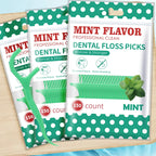 Mint dental floss stick